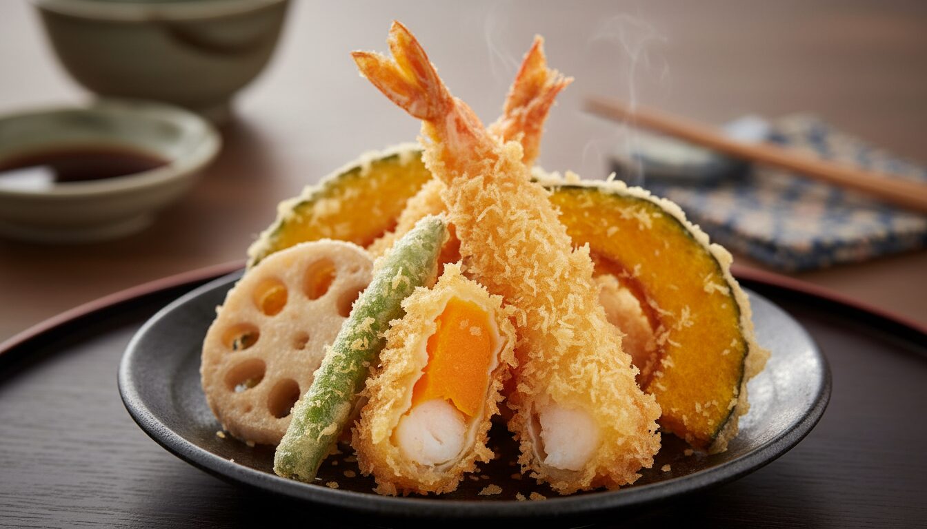 découvrez comment le panko ajoute une texture légère et croustillante aux tempura japonais authentiques, sublimant chaque bouchée avec une touche de tradition et de gourmandise.