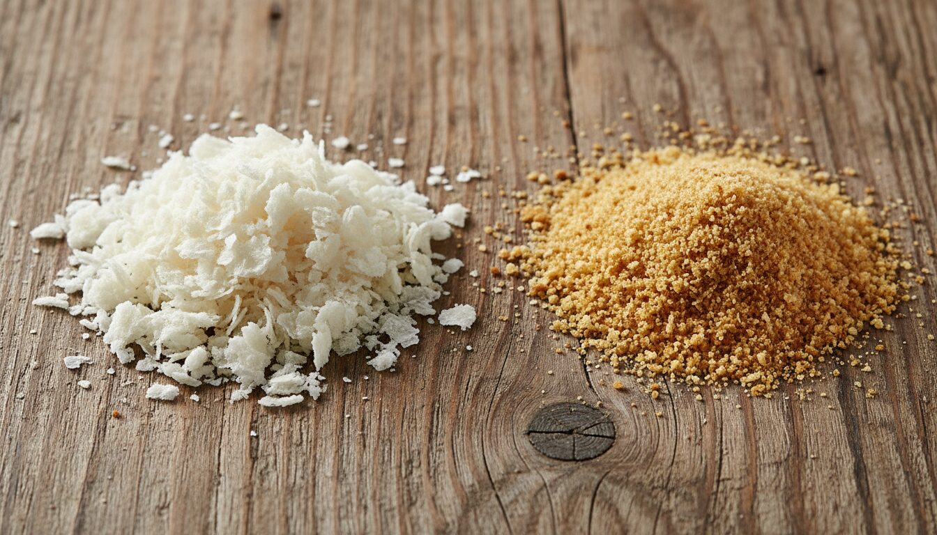 découvrez les différences entre la chapelure panko japonaise et européenne, leurs usages culinaires, textures et saveurs pour choisir la meilleure option dans vos recettes.