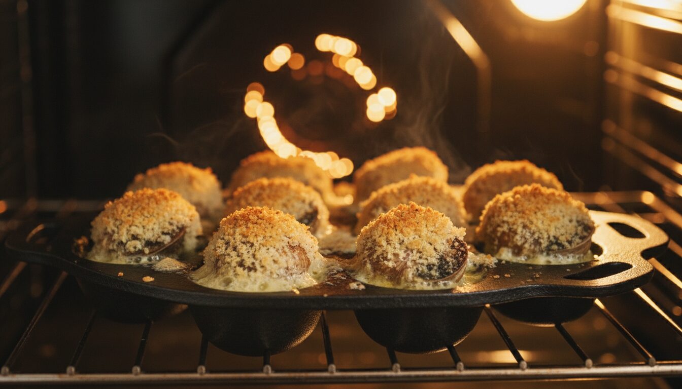 découvrez notre recette gourmande d'escargots en chapelure panko, gratinés au four pour une texture croustillante et un goût savoureux.