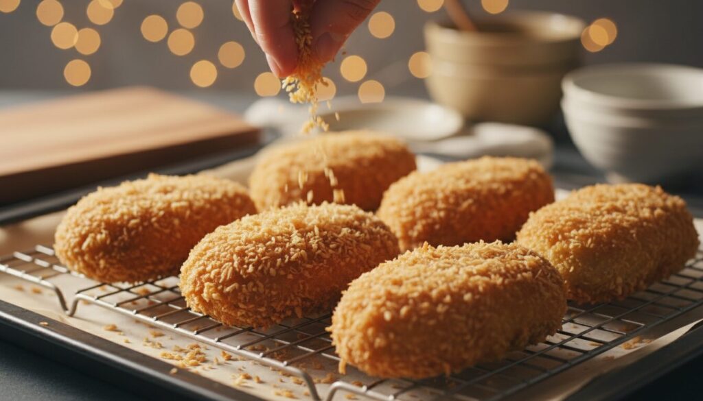 découvrez le panko, la chapelure japonaise légère et croustillante, ingrédient essentiel pour réussir les savoureuses croquettes japonaises appelées korokke.