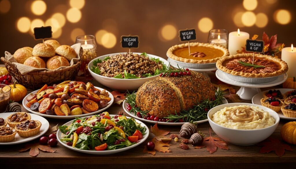 découvrez nos recettes de thanksgiving adaptées à tous : délicieuses options véganes et sans gluten pour un repas savoureux et convivial.