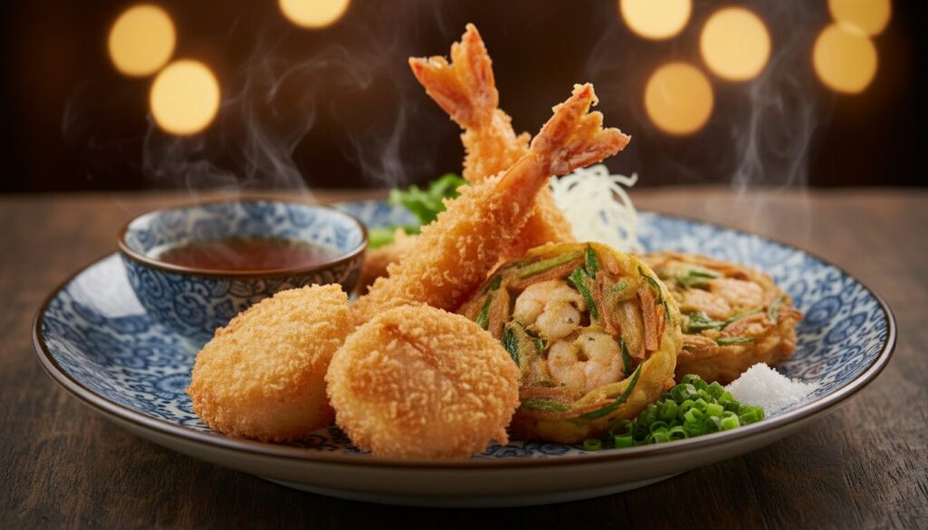 découvrez comment le panko apporte une texture croustillante unique aux plats de fruits de mer frits japonais, pour un goût authentique et savoureux.