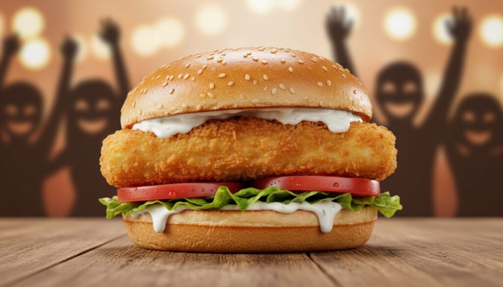 burger king relance son célèbre sandwich de poisson, reconnu comme le meilleur de la restauration rapide, salué par les amateurs pour son goût unique et sa fraîcheur.