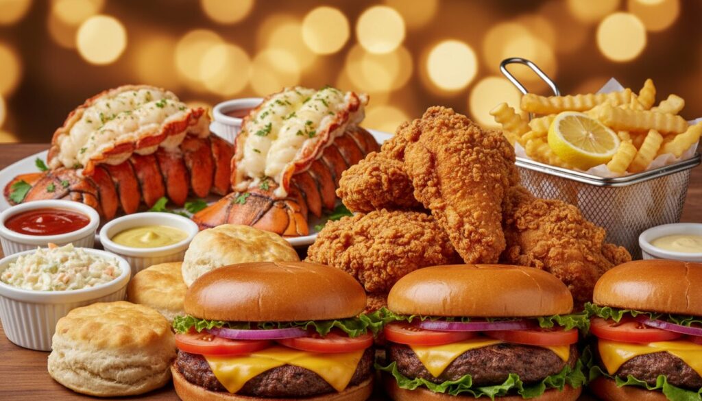 découvrez des offres gourmandes exclusives chez burger king, popeyes, red lobster et bien d'autres restaurants pour satisfaire toutes vos envies culinaires.
